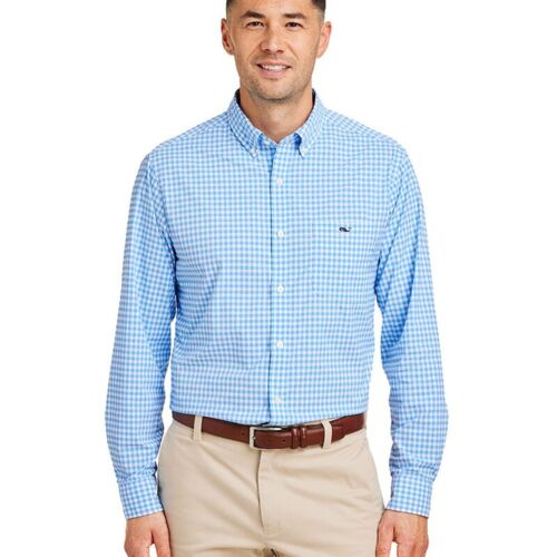 Men's On-The-Go Nylon Gingham Shirt Thumbnail